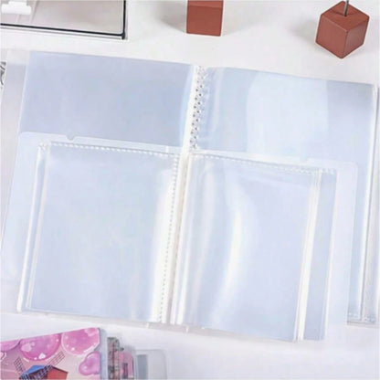 1pc Large Capacity Sticker Storage Organizer, Can Store Photos, Stickers, Cards, Bills, Invoices, 40 Capacity, File Organizer Album, Suitable For Classroom, Home, Office And Travel