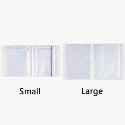 1pc Large Capacity Sticker Storage Organizer, Can Store Photos, Stickers, Cards, Bills, Invoices, 40 Capacity, File Organizer Album, Suitable For Classroom, Home, Office And Travel
