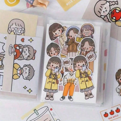 1pc Large Capacity Sticker Storage Organizer, Can Store Photos, Stickers, Cards, Bills, Invoices, 40 Capacity, File Organizer Album, Suitable For Classroom, Home, Office And Travel