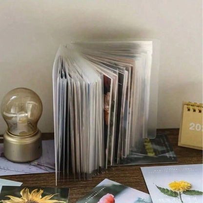 1pc Large Capacity Sticker Storage Organizer, Can Store Photos, Stickers, Cards, Bills, Invoices, 40 Capacity, File Organizer Album, Suitable For Classroom, Home, Office And Travel