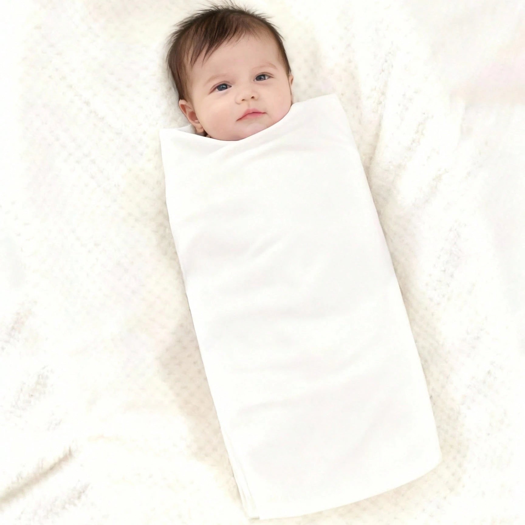 1pc Minimalist Baby Swaddle Blanket, Comfortable & Soft Swaddle Suitable For All Seasons, Home Or Travel