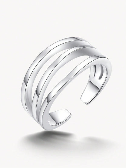 1pc Minimalist Toe Ring, Made Of 925 Sterling Silver, Elegant Jewelry Gift For Women