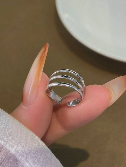 1pc Minimalist Toe Ring, Made Of 925 Sterling Silver, Elegant Jewelry Gift For Women