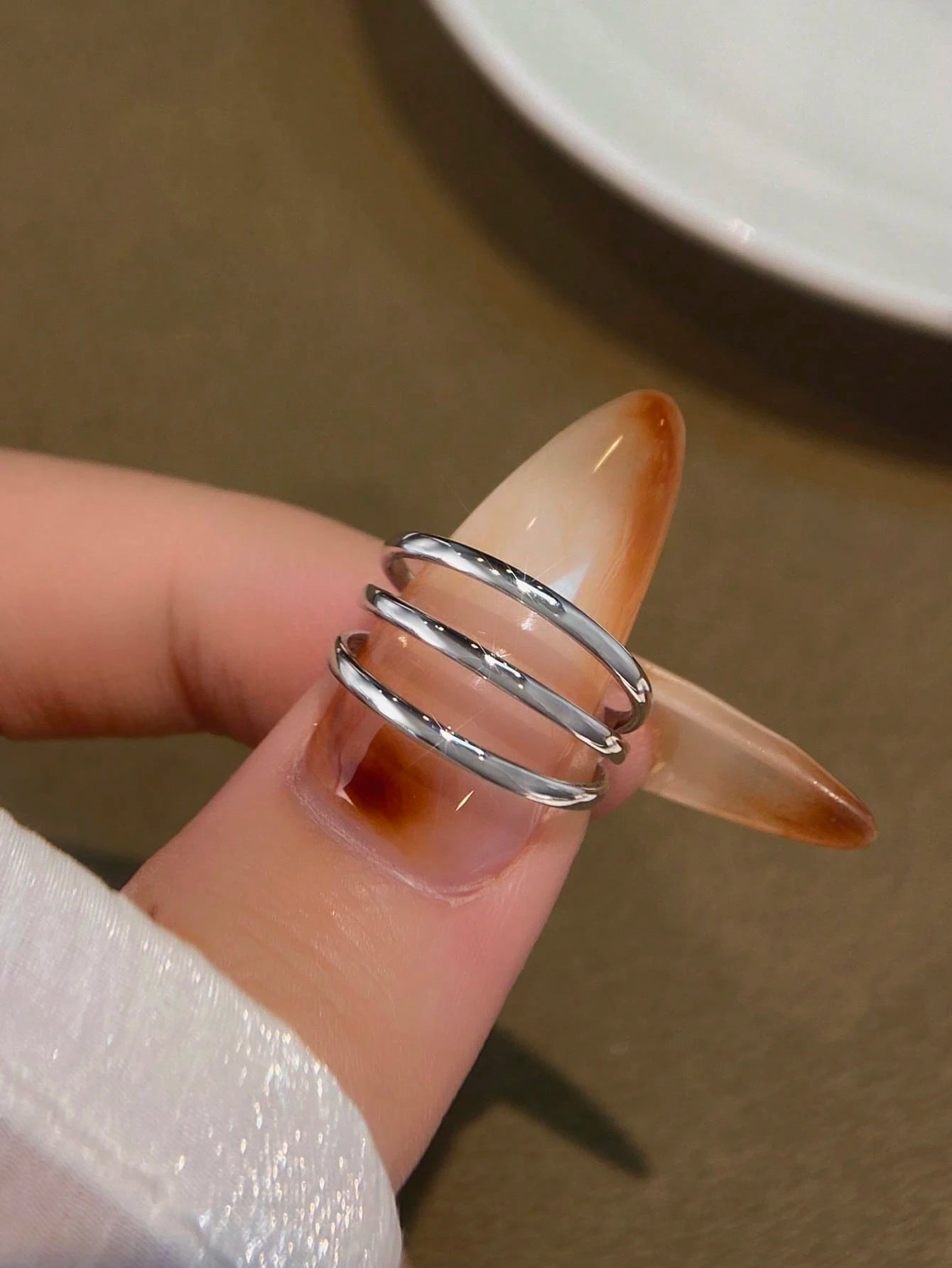 1pc Minimalist Toe Ring, Made Of 925 Sterling Silver, Elegant Jewelry Gift For Women