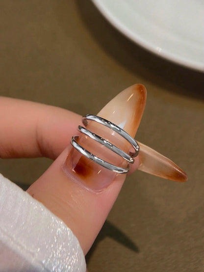 1pc Minimalist Toe Ring, Made Of 925 Sterling Silver, Elegant Jewelry Gift For Women