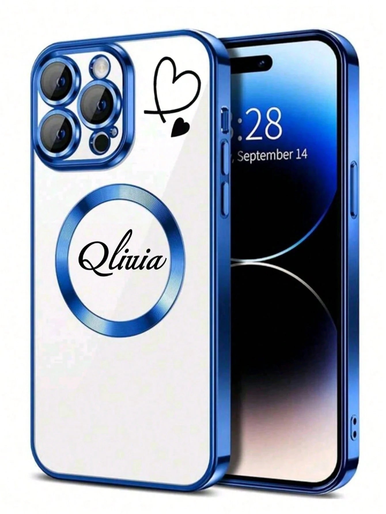 1pc Minimalist Wireless Charging Magnetic Phone Case Compatible With IPhone 17, 16 Pro Max, 15 Plus, 14 Pro, 13, 12, 11, XS Max, X, 8 Plus, Protective Cover