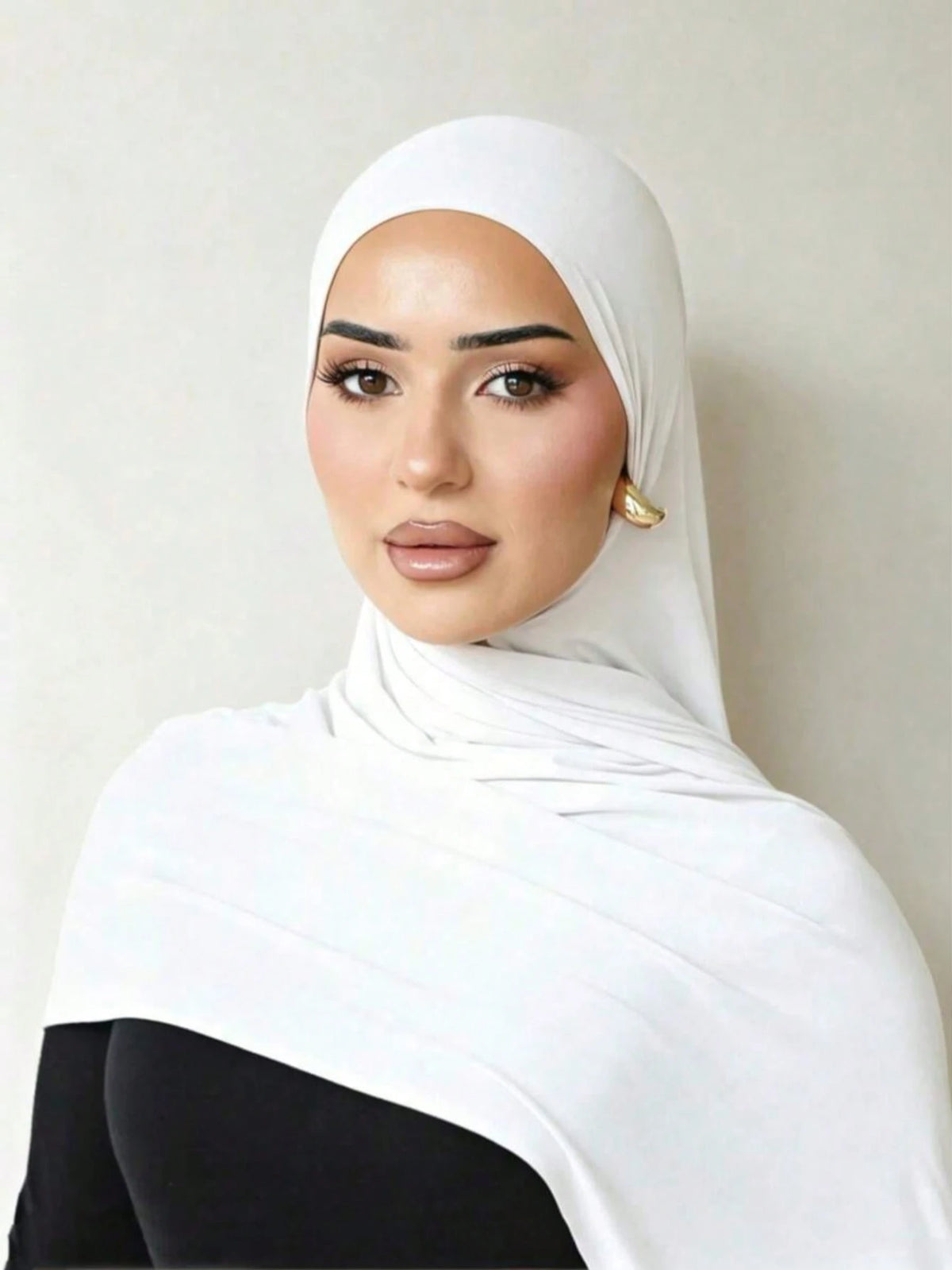 1pc Modal Material Headscarf, Suitable For Daily Wear, Outdoor Prayer, Worship Activities And More. Made Of Soft And Silky Material, Breathable And Comfortable, With A Simple And Elegant Design, Suita
