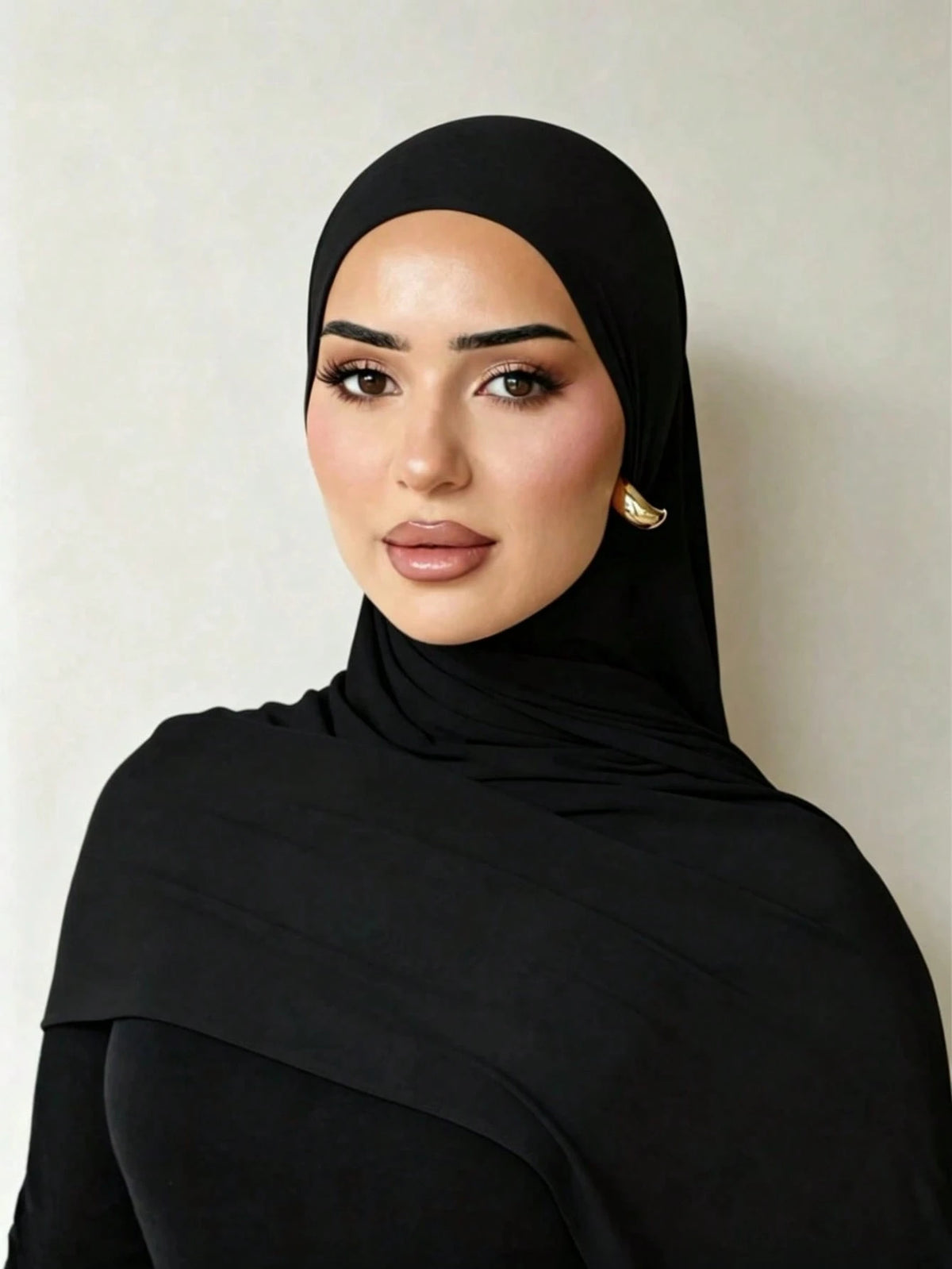 1pc Modal Material Headscarf, Suitable For Daily Wear, Outdoor Prayer, Worship Activities And More. Made Of Soft And Silky Material, Breathable And Comfortable, With A Simple And Elegant Design, Suita