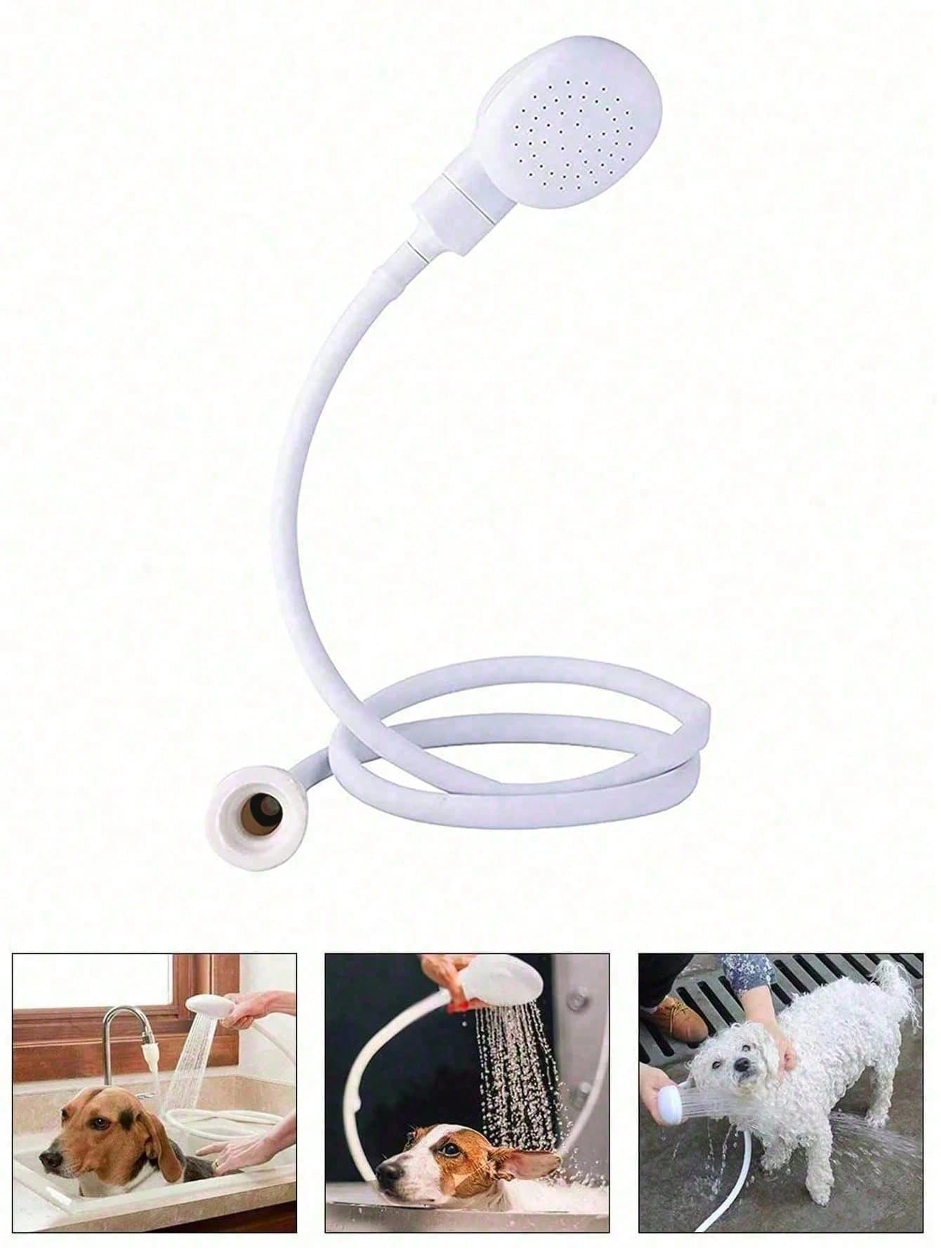 1pc Multi-Functional Faucet Extension Device With Shower Head, Easy To Use, Suitable For Shampoo, Bathtub And Shower Spray Adapter, Pet Shower, Pet Cleaning And Beauty Products. Daily Necessities, Hom
