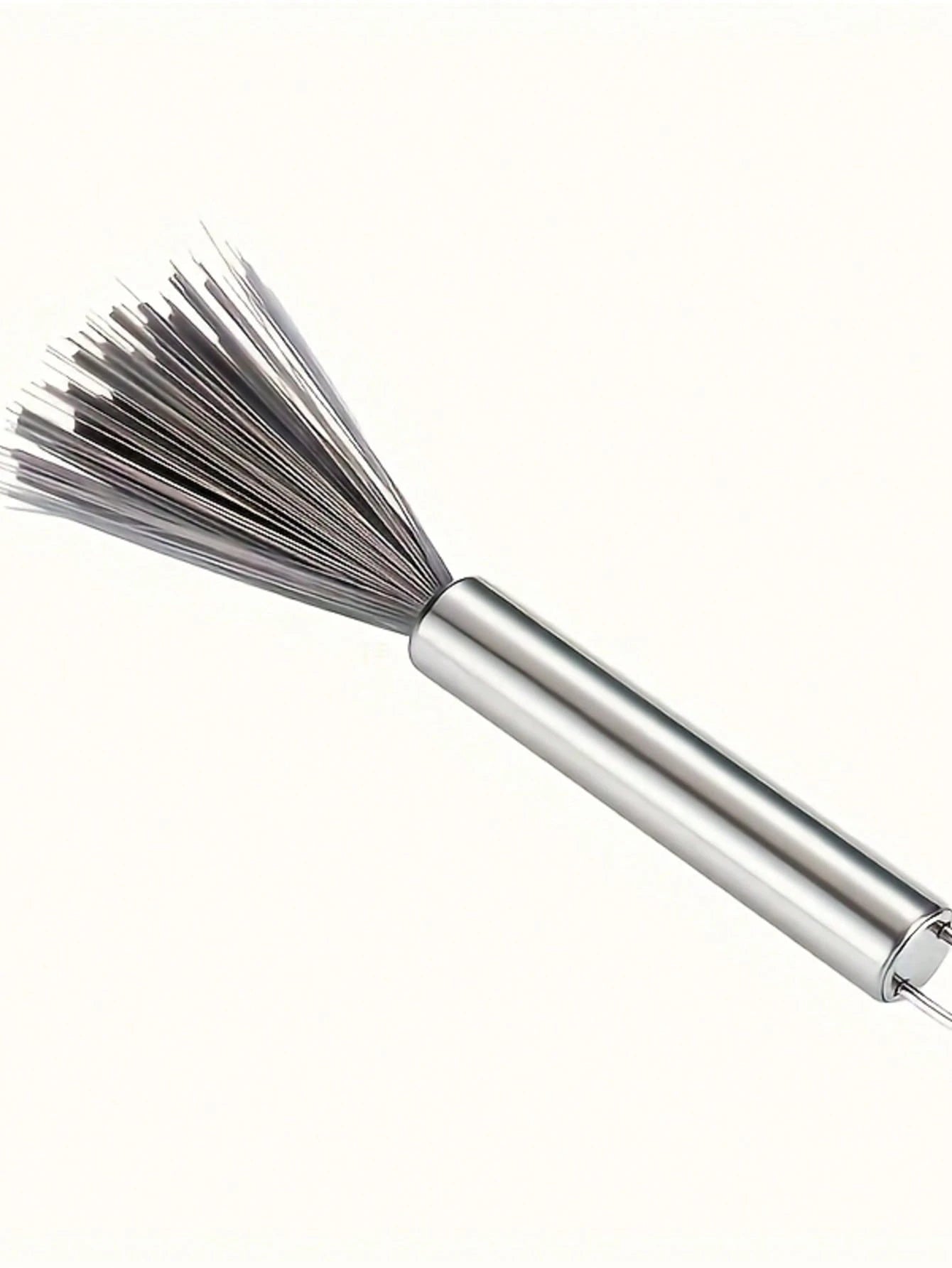 1pc Multi-Purpose Long Handle Hanging Cleaning Brush Stainless Steel No Power Required Convenient Cleaning Tool For Living Spaces