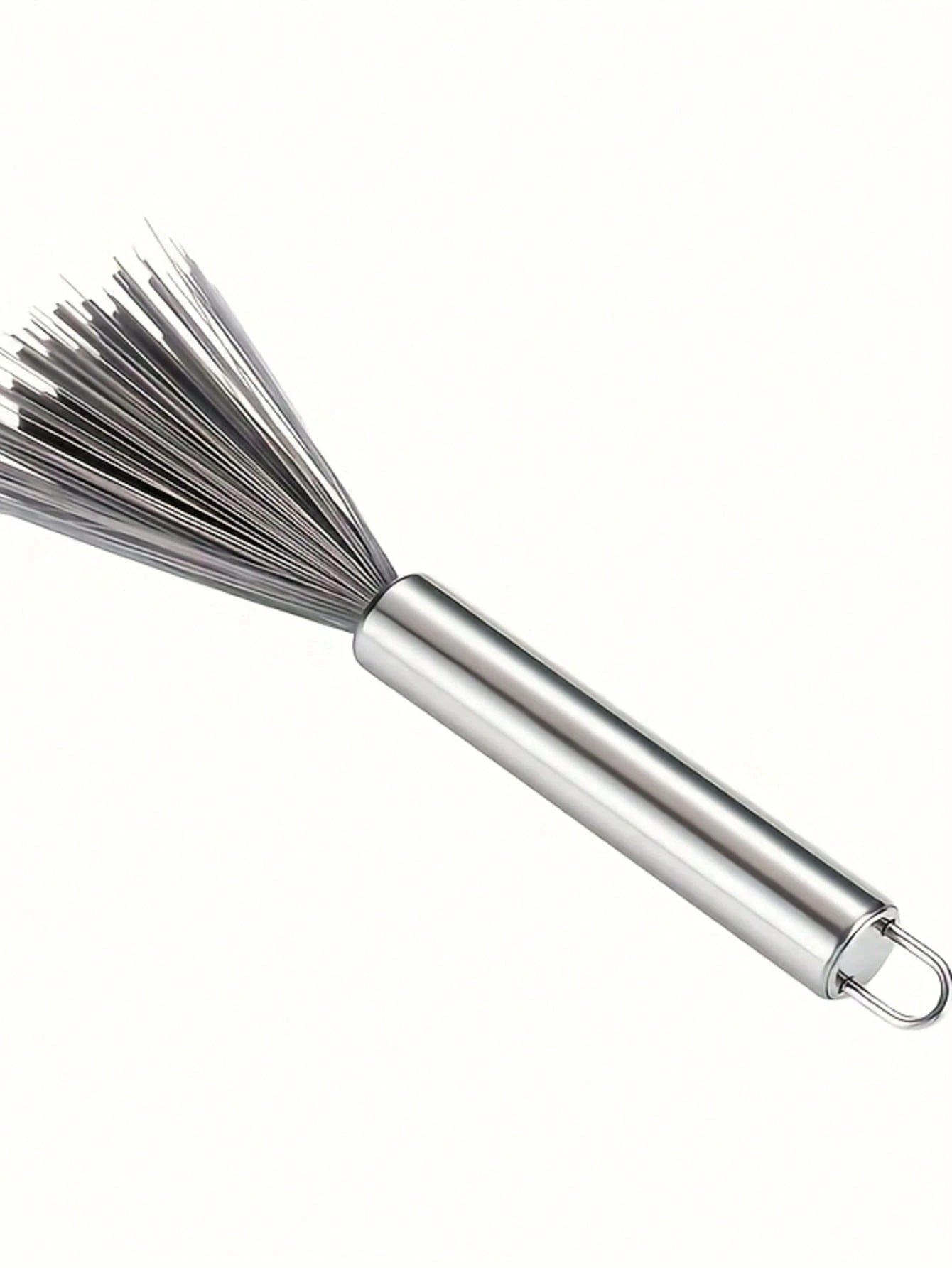 1pc Multi-Purpose Long Handle Hanging Cleaning Brush Stainless Steel No Power Required Convenient Cleaning Tool For Living Spaces