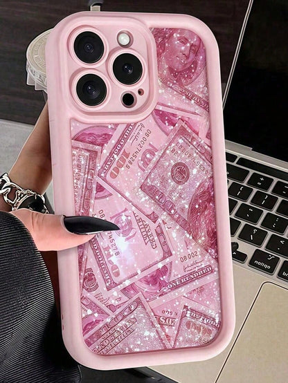1pc New Creative Letter & Cobweb Pattern Phone Case, Compatible With Apple 16 Pro Max, 11/12/13/14 Plus, XR/7/8 Plus/15 PM, Protective Cover Waterproof Shockproof Anti-Fall Scratch ResistantFOR-YOUR-B