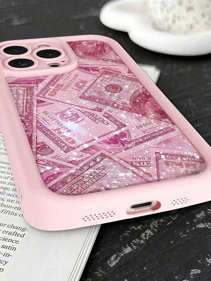 1pc New Creative Letter & Cobweb Pattern Phone Case, Compatible With Apple 16 Pro Max, 11/12/13/14 Plus, XR/7/8 Plus/15 PM, Protective Cover Waterproof Shockproof Anti-Fall Scratch ResistantFOR-YOUR-B