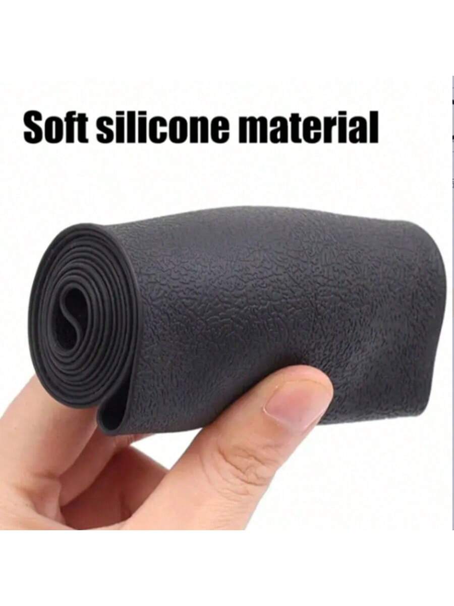 1pc Non-Slip Silicone Steering Wheel Protector, Car Steering Wheel Protective Cover, Non-Slip Elastic Stretch Car Steering Wheel Cover