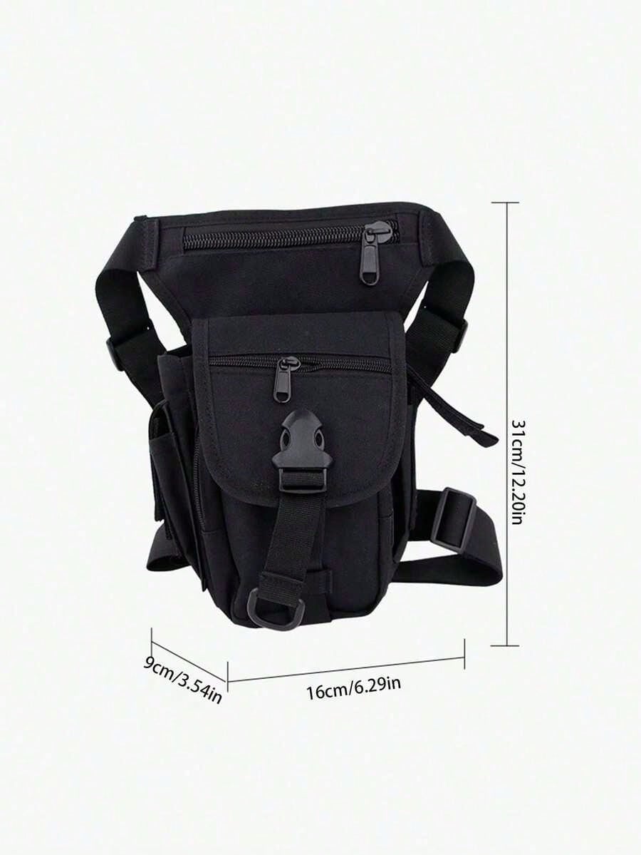 1pc Outdoor Sports Photography Single-Shoulder Crossbody Bag, Waterproof Motorcycle Lure Leg Bag, Oxford Fabric Tactical Waist Bag, Women's Leg Bag