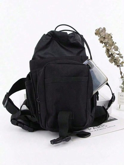 1pc Outdoor Sports Photography Single-Shoulder Crossbody Bag, Waterproof Motorcycle Lure Leg Bag, Oxford Fabric Tactical Waist Bag, Women's Leg Bag