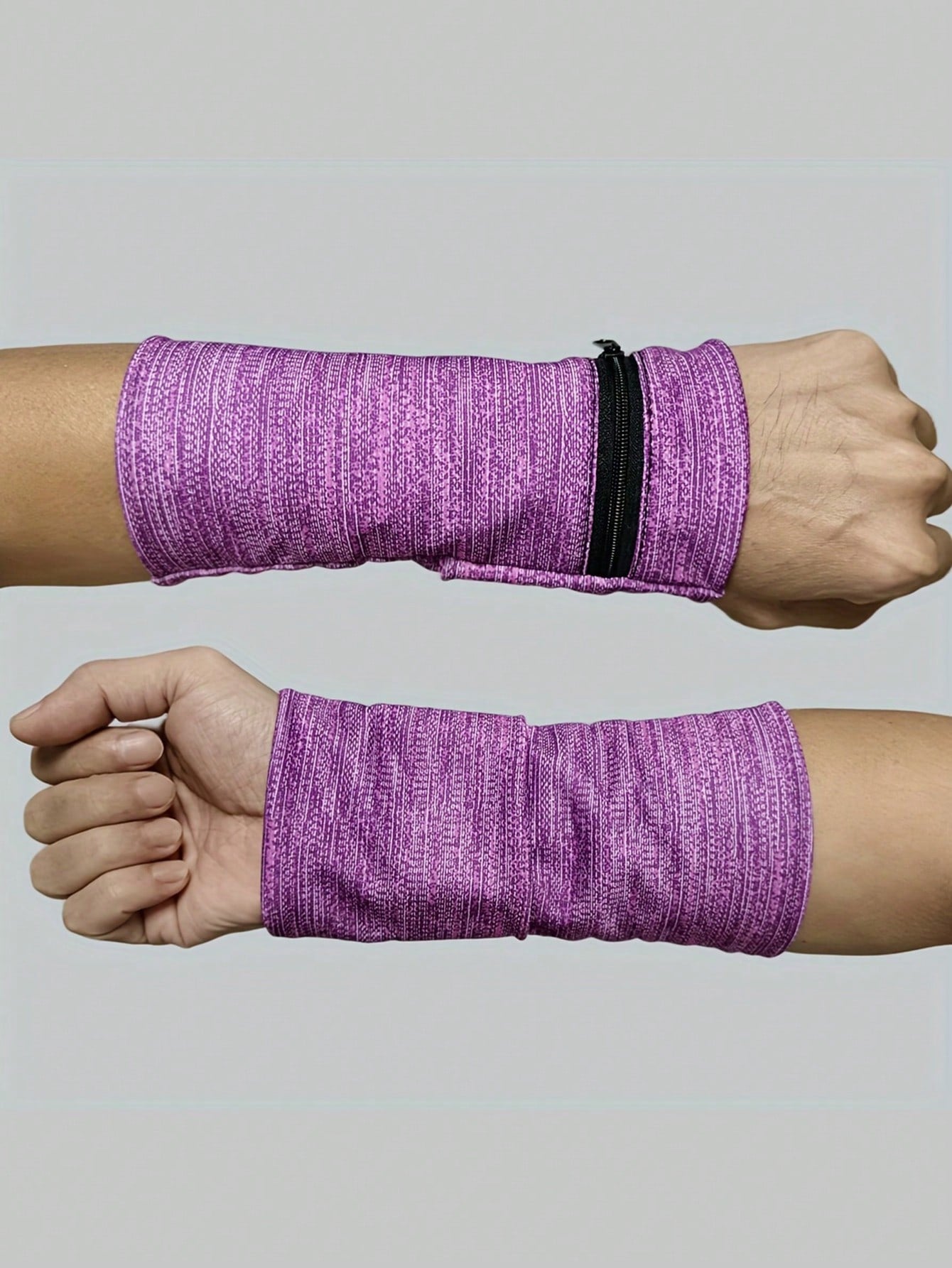 1pc Outdoor Sports Wrist Pouch/Arm Bag/Wallet/Wristband With Phone Pocket, Cycling, Running Fitness Unisex Running Hand Wrist Guard Storage Bag, Zipper Sweat Band Wrist Support Wristband Sweatband Wri