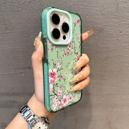 1PC Pink Cherry Blossom Phone Case, Watercolor Style, Phone Case For IPhone 17 Pro Max 17 Air 17Pro 16 15 14 13 12 11 Pro Max, Floral Gift, Spring Blossom Design, Delicate Pink Flowers Theme, Artistic