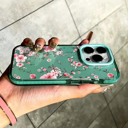 1PC Pink Cherry Blossom Phone Case, Watercolor Style, Phone Case For IPhone 17 Pro Max 17 Air 17Pro 16 15 14 13 12 11 Pro Max, Floral Gift, Spring Blossom Design, Delicate Pink Flowers Theme, Artistic