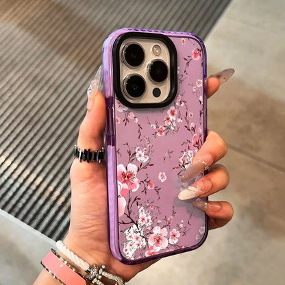 1PC Pink Cherry Blossom Phone Case, Watercolor Style, Phone Case For IPhone 17 Pro Max 17 Air 17Pro 16 15 14 13 12 11 Pro Max, Floral Gift, Spring Blossom Design, Delicate Pink Flowers Theme, Artistic