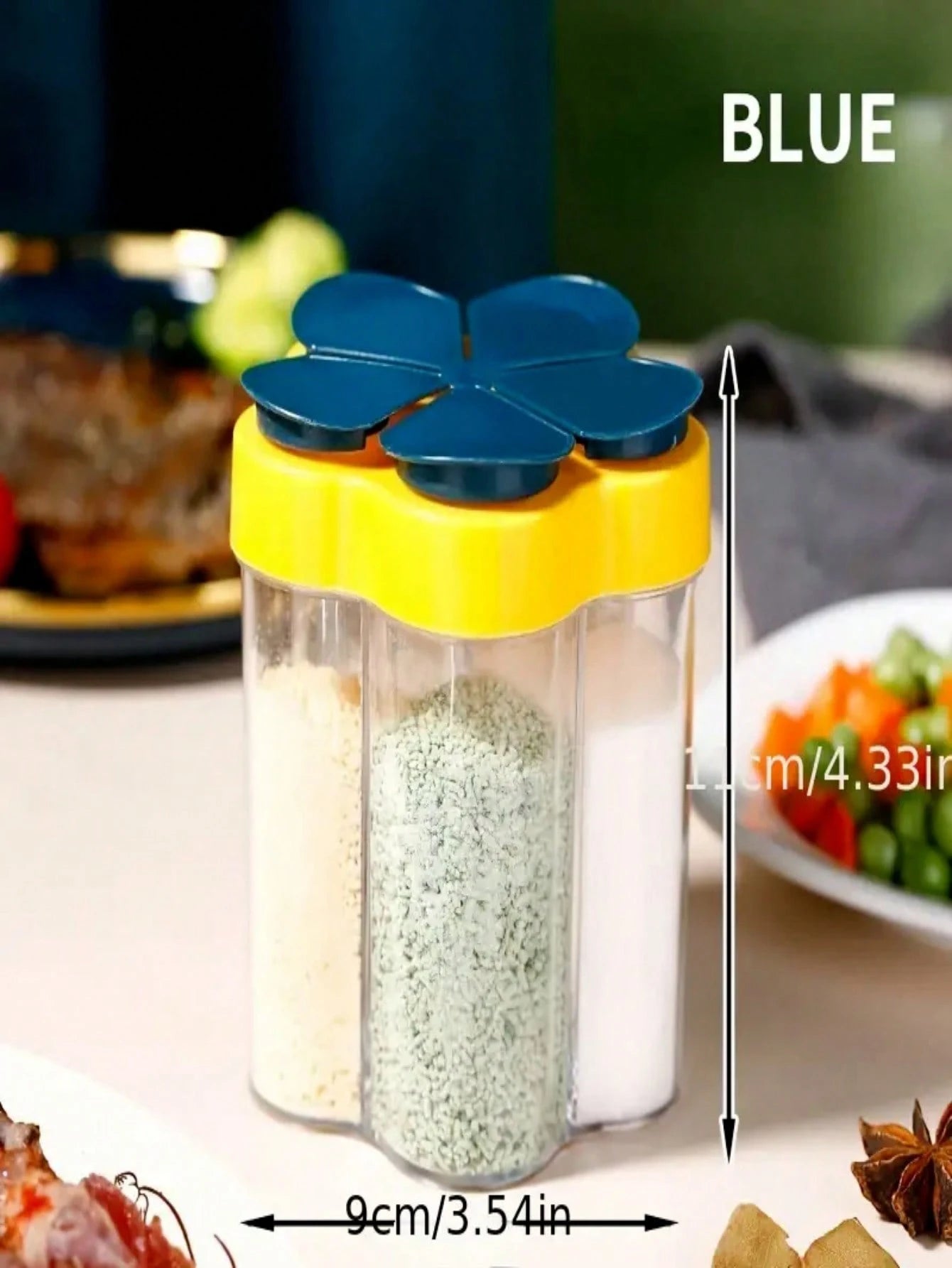 1pc Portable 5-In-1 Spice Container For Home Kitchen Use