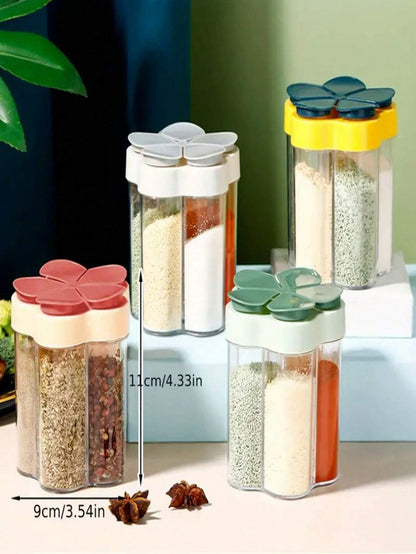 1pc Portable 5-In-1 Spice Container For Home Kitchen Use