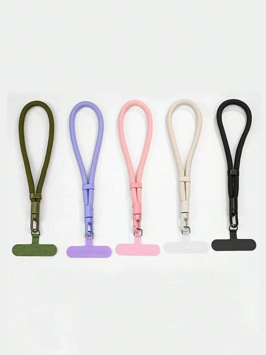 1pc Premium 360° Rotating Anti- Phone Lanyard, Adjustable Wrist Strap, Unisex Short Swivel Self-Locking Clip Wrist Cord