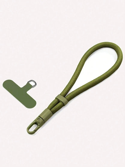1pc Premium 360° Rotating Anti- Phone Lanyard, Adjustable Wrist Strap, Unisex Short Swivel Self-Locking Clip Wrist Cord