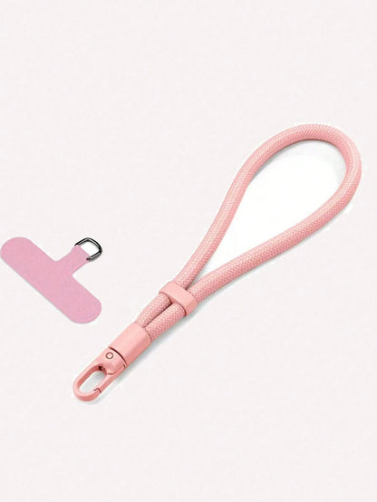 1pc Premium 360° Rotating Anti- Phone Lanyard, Adjustable Wrist Strap, Unisex Short Swivel Self-Locking Clip Wrist Cord
