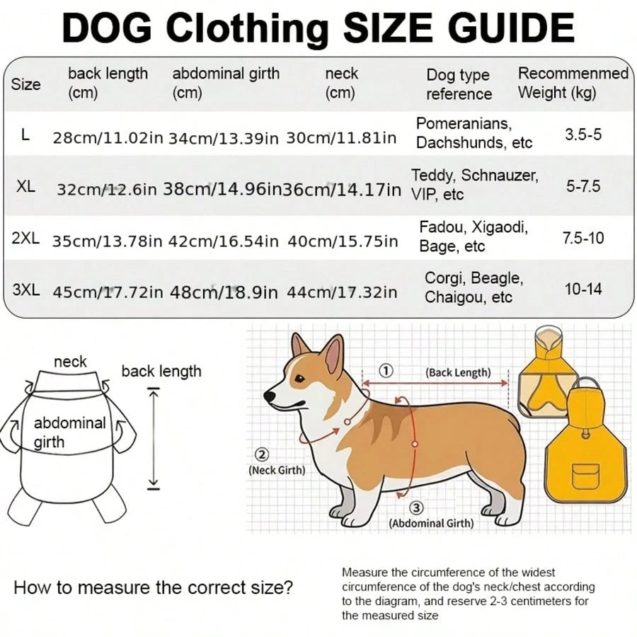 1pc PVC Yellow Thin Pet Full Body Raincoat, Keeps Pet Fur Dry During Rain