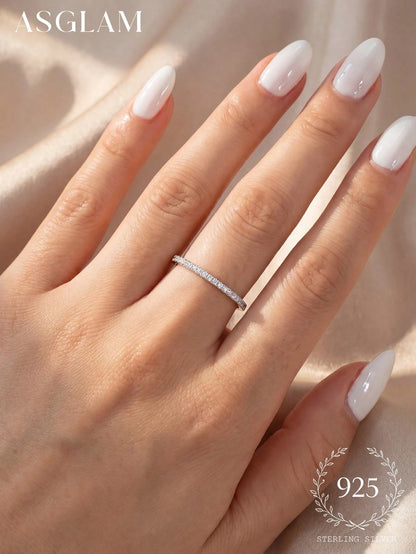 1pc S925 Sterling Silver Luxury Diamond Ring, Women's Jewelry, Girl Gift, Party Decor, Wedding Engagement Ring