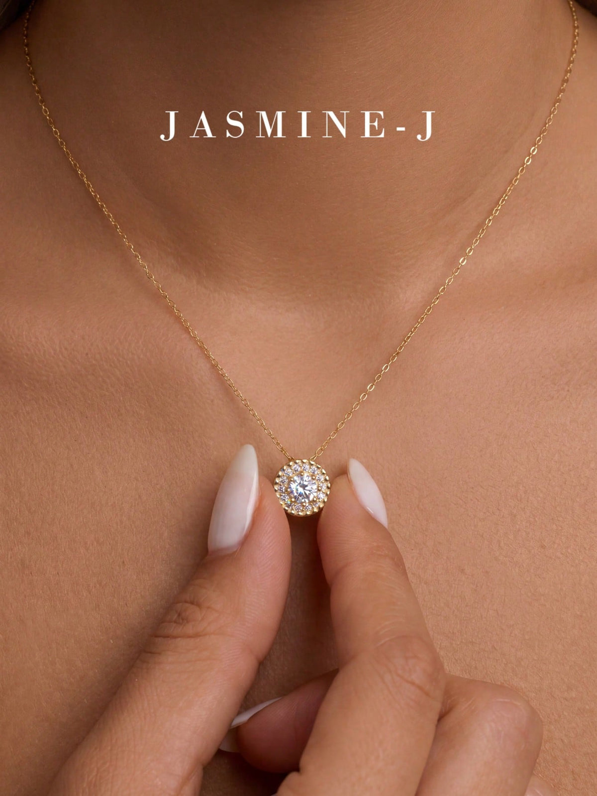 1pc S925 Sterling Silver Mini Round Full Rhinestone Pendant Necklace, Gold Diamond Necklace, Pure Silver 14K Gold Plated, Simple & Versatile, Elegant & Sophisticated, Women's Jewelry, Wedding Jewelry