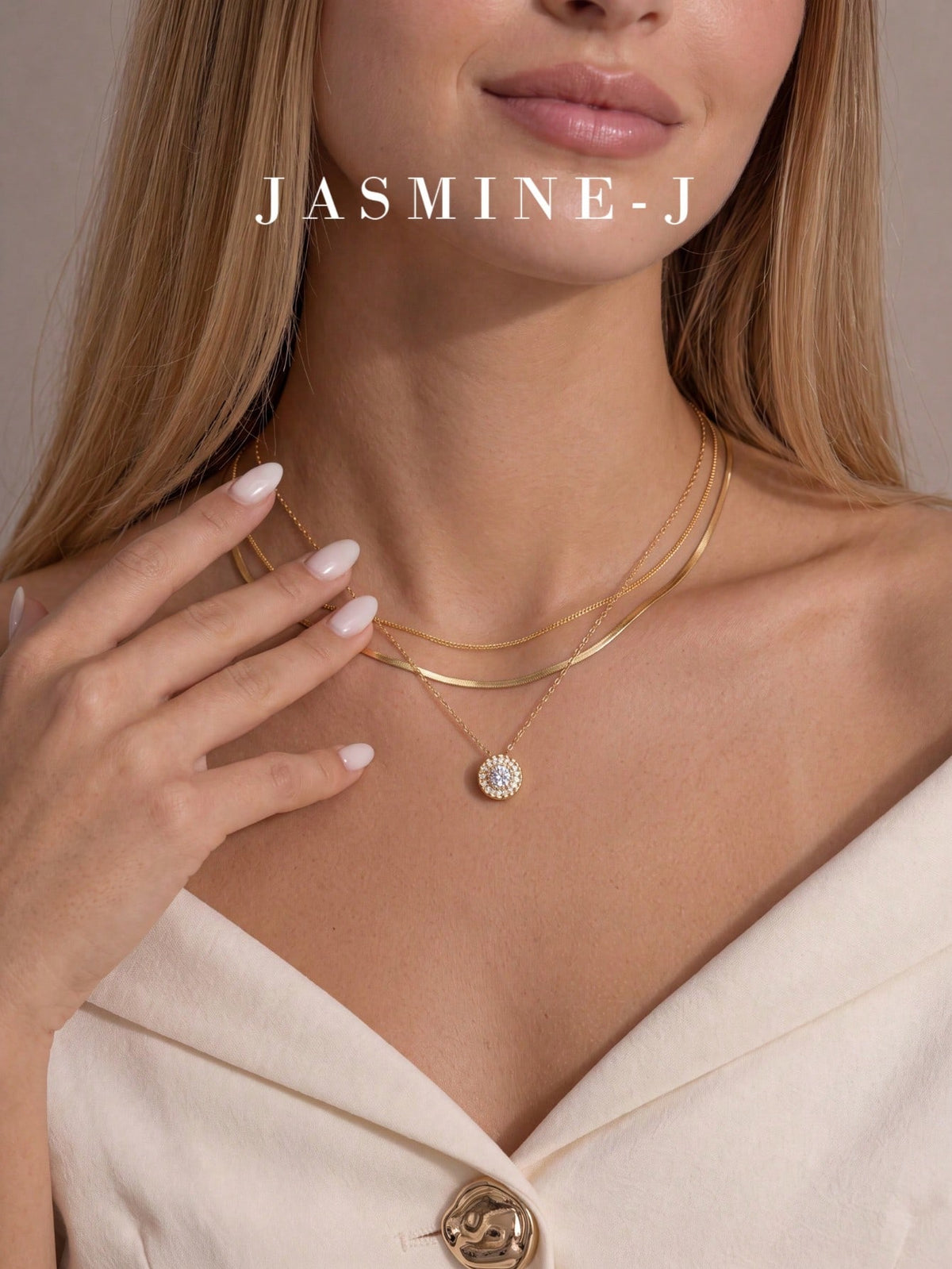 1pc S925 Sterling Silver Mini Round Full Rhinestone Pendant Necklace, Gold Diamond Necklace, Pure Silver 14K Gold Plated, Simple & Versatile, Elegant & Sophisticated, Women's Jewelry, Wedding Jewelry