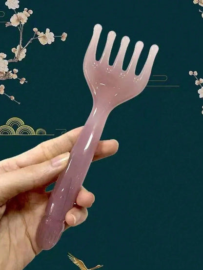 1pc Scalp Massager, Gua Sha Massage Tool, Head Massager, Portable Handheld SPA Head Massager, Deep Relaxation, Back To School Supplies, Gua Sha, Lymphatic Drainage, Cellulite Removal, Back Massager, S