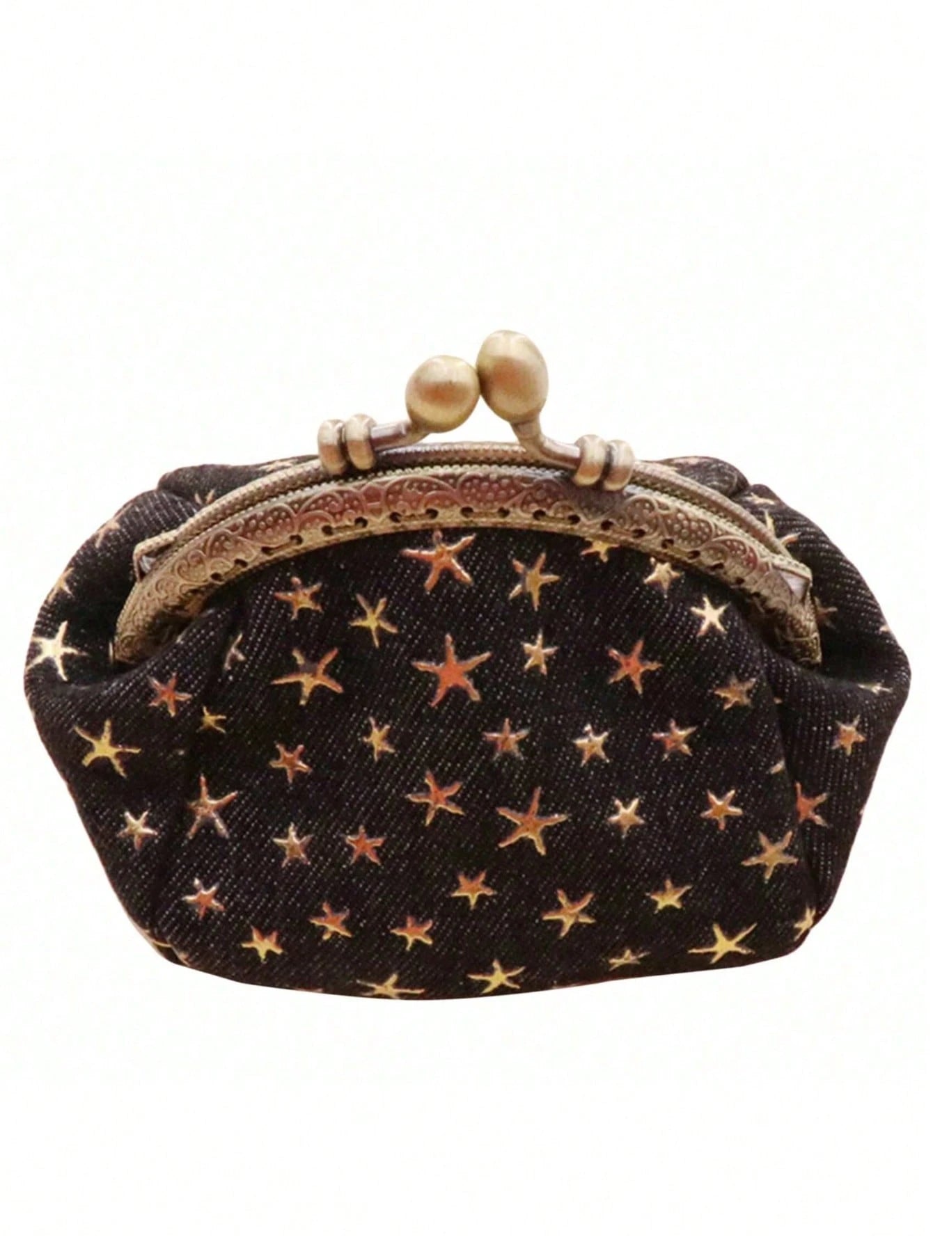 1pc Small Handbag, Women's Snap Fastener Fashion Wallet, Creative Women's Wallet, Mini Wallet, Coin Purse