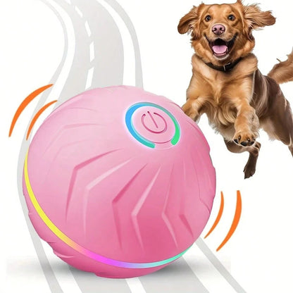 1pc Smart Rolling Ball, TPU Dog Ball, Pet Interactive Electric Toy, With LED Light Modes, Multiple Colors Available, Interactive Dog Toy Ball, Motion Activated Automatic Bouncing Rolling Dog Ball, Als