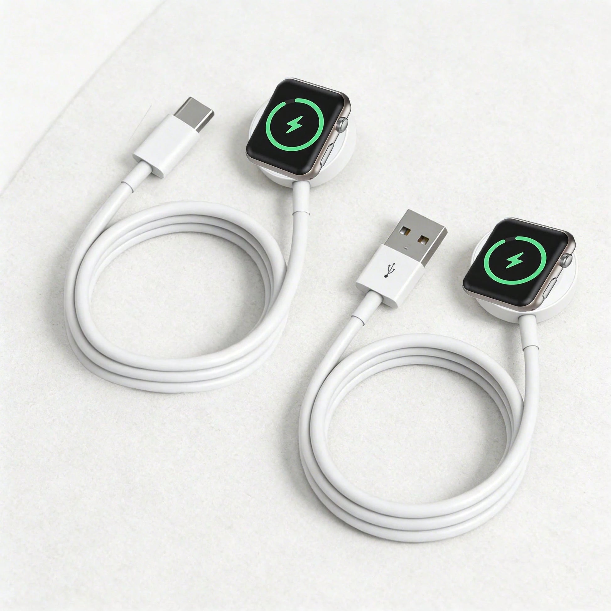 1pc Smart Watch Magnetic Charging Cable White USB/Type-C Portable Compact Durable Magnetic Charger Smart Watch Charging Cable Charging Board Compatible With Apple Watch Series Ultra/Ultra2/9/8/7/SE/6