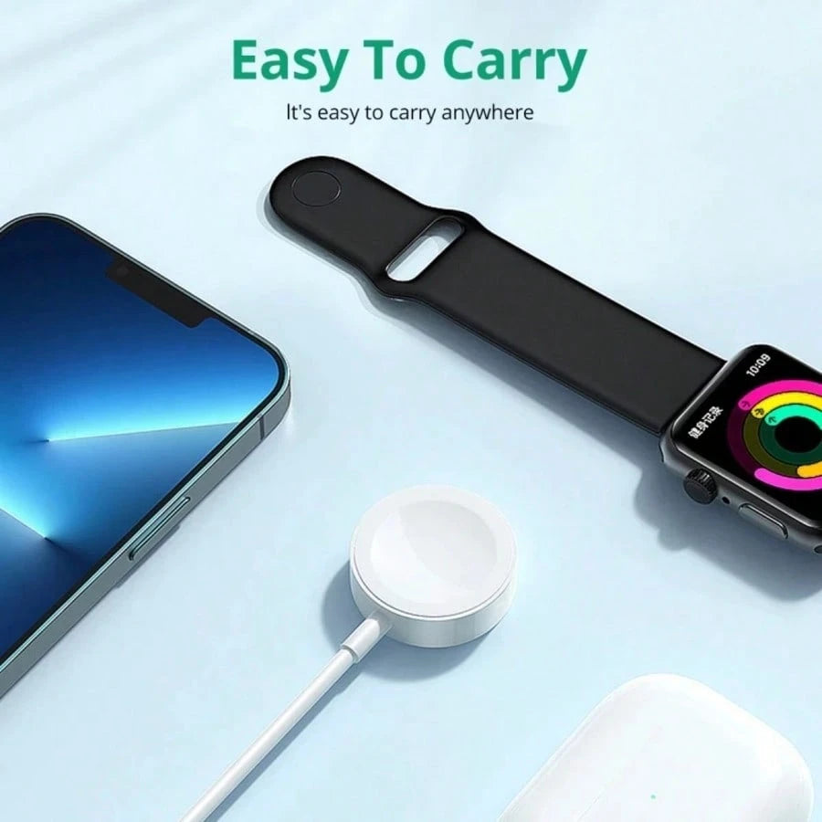 1pc Smart Watch Magnetic Charging Cable White USB/Type-C Portable Compact Durable Magnetic Charger Smart Watch Charging Cable Charging Board Compatible With Apple Watch Series Ultra/Ultra2/9/8/7/SE/6