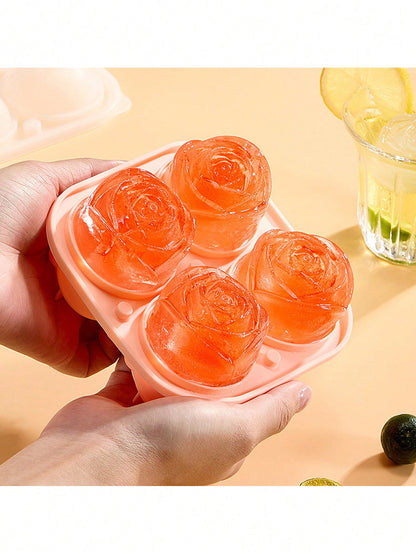 1pc,Soap Mold, Rose Silicone Mold, Suitable For Making Exquisite Rose-Shaped Soaps, Candles, Etc., Reusable Mold, Is The Perfect Gift For Handmade Lovers