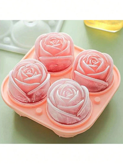 1pc,Soap Mold, Rose Silicone Mold, Suitable For Making Exquisite Rose-Shaped Soaps, Candles, Etc., Reusable Mold, Is The Perfect Gift For Handmade Lovers
