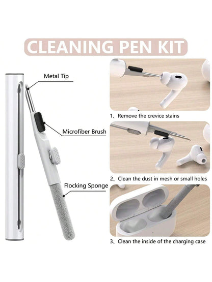 1pc Solid Color Silicone Protective Case With Carabiner Strap And Cleaning Brush