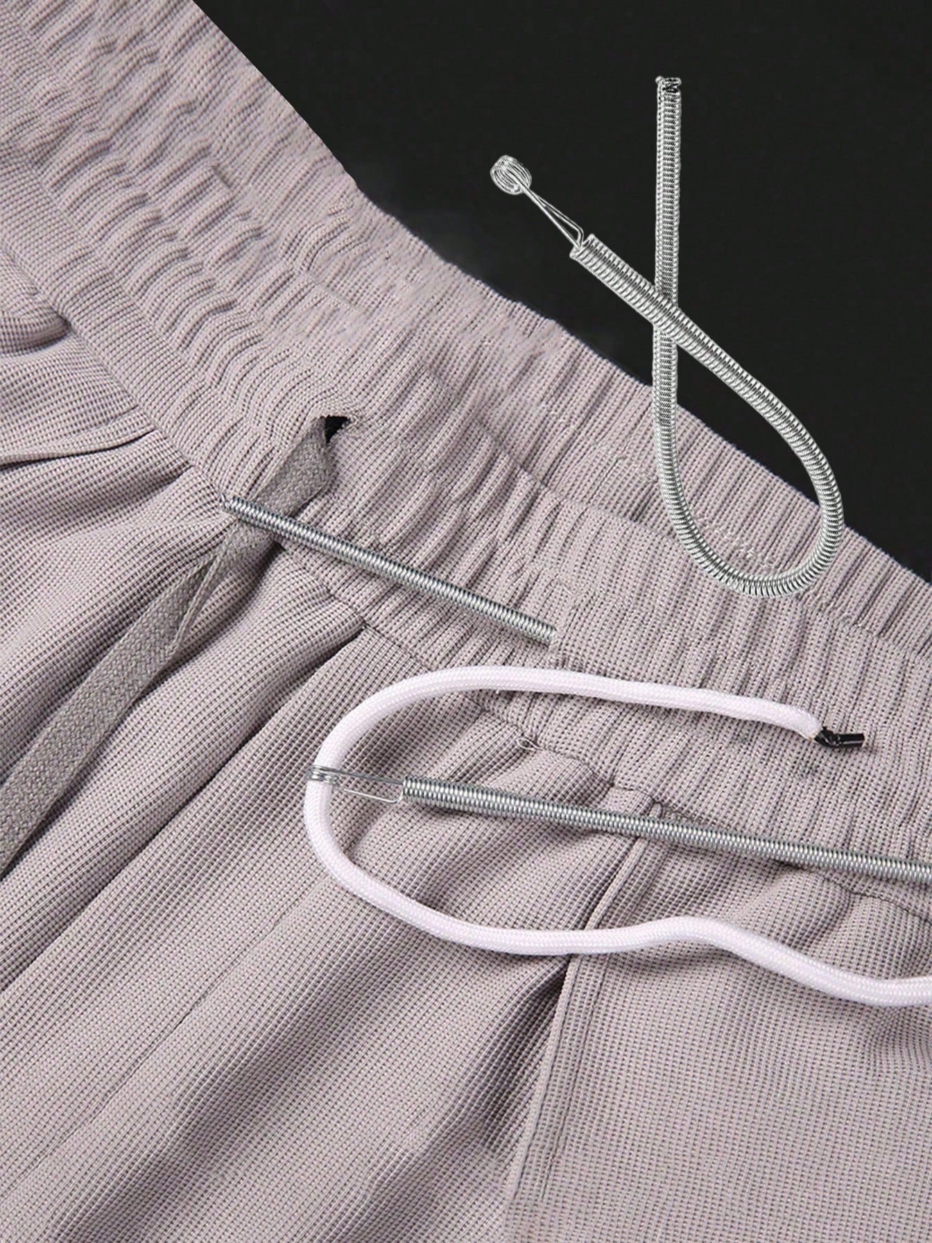 1pc Spring-Loaded Elastic Cord Replacement Tool| 2-In-1 Elastic Band Inserter, Suitable For Pants, Hoodies And Skirts| Home Essential Set, Includes Waistband Cord Puller, No-Sew DIY Assistant| Wome