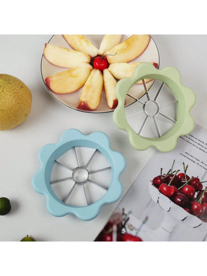 1pc Stainless Steel Flower Shaped Apple Cutter, Multifunction Fruit Corer & Divider, Household Kitchen Fruit Cutting Tool