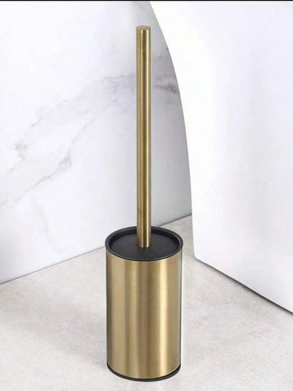 1pc Standing Toilet Brush Set, Bathroom Toilet Cleaning Brush With Holder, Odorless Floor Mounted Toilet Brush Bathroom Decor Fall Decor