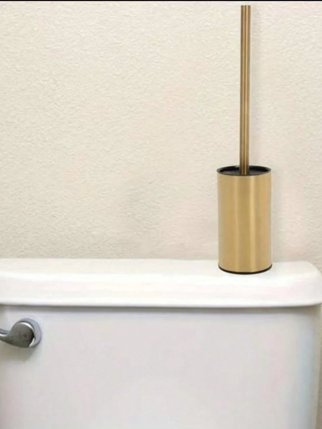 1pc Standing Toilet Brush Set, Bathroom Toilet Cleaning Brush With Holder, Odorless Floor Mounted Toilet Brush Bathroom Decor Fall Decor