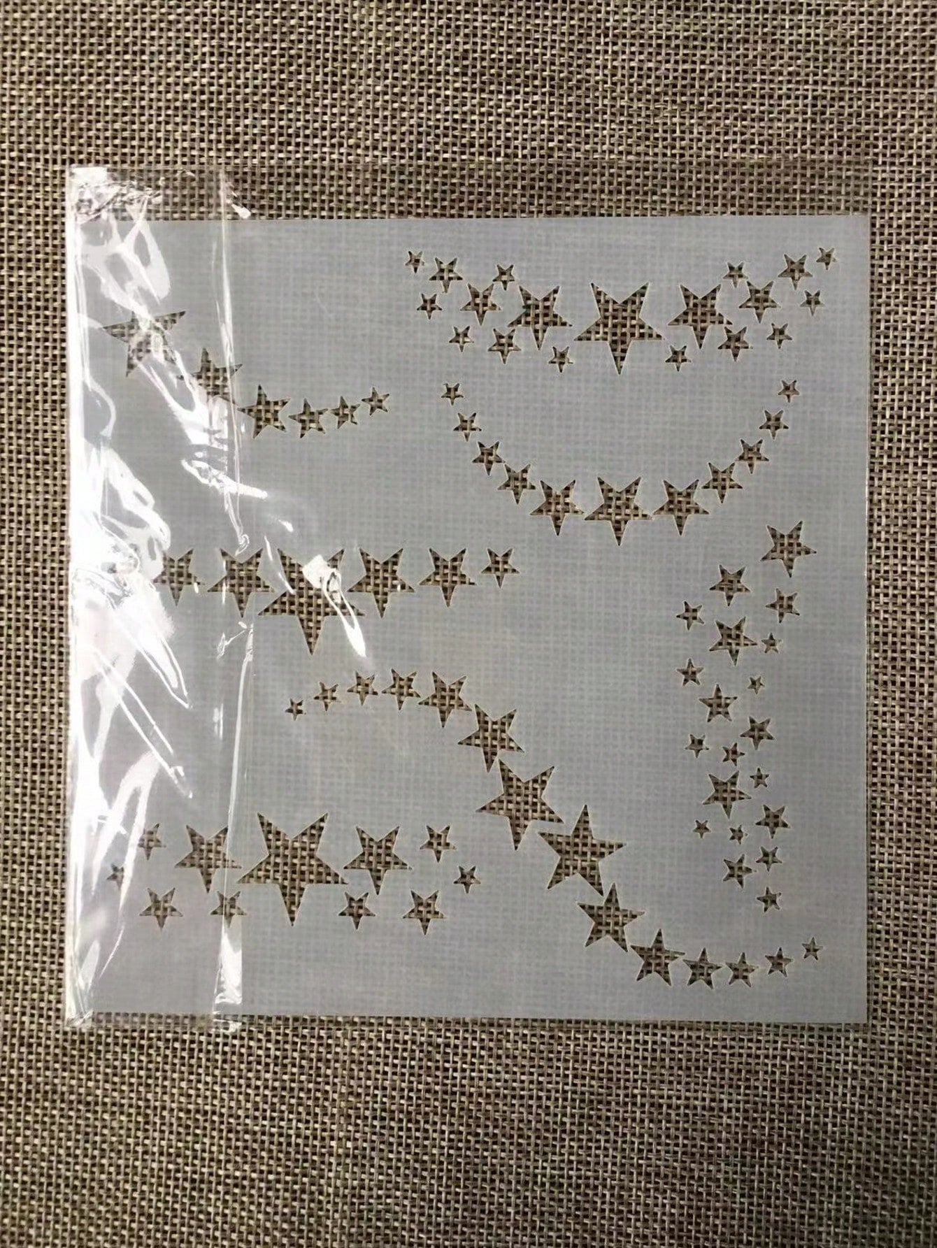 1pc Star Hollow Painting Template, Simple Multi-Purpose Painting Template For Drawing, DIY Craft Back To School,Back To School,School Supplies