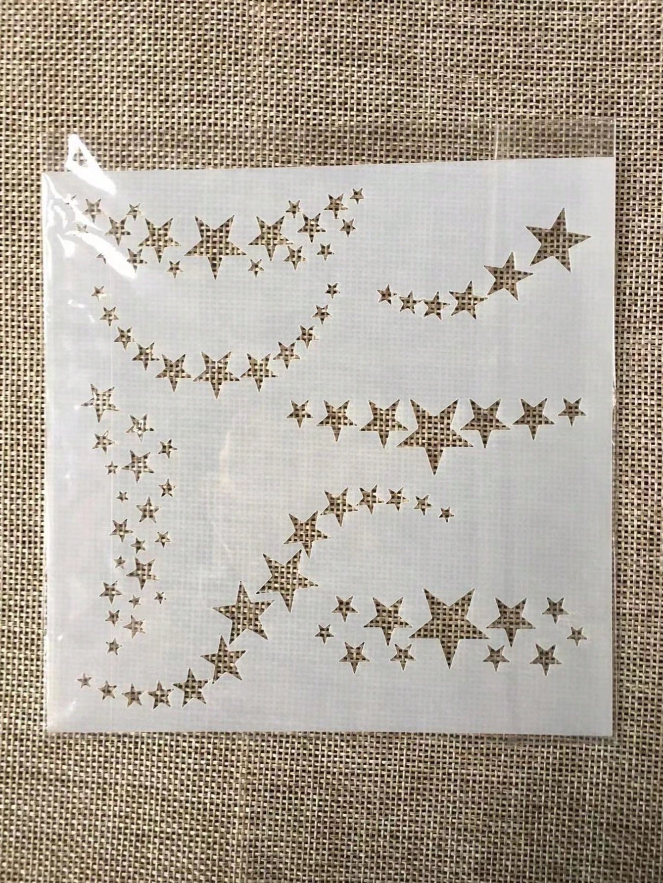 1pc Star Hollow Painting Template, Simple Multi-Purpose Painting Template For Drawing, DIY Craft Back To School,Back To School,School Supplies