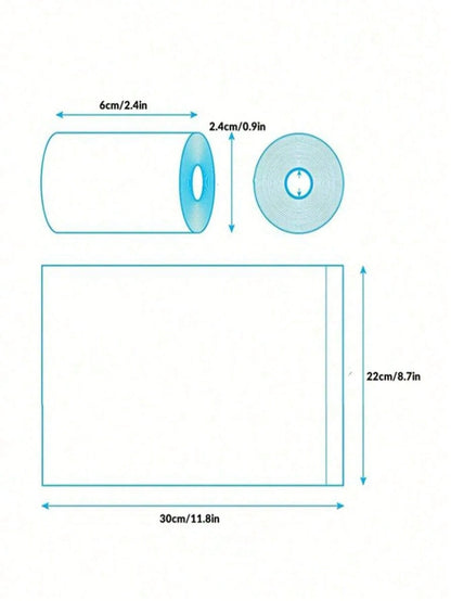 1pc Storage Container + 3 Rolls Random Diaper Bags, 45pcs (30x22cm Per Bag), Easy-To-Carry And Clean