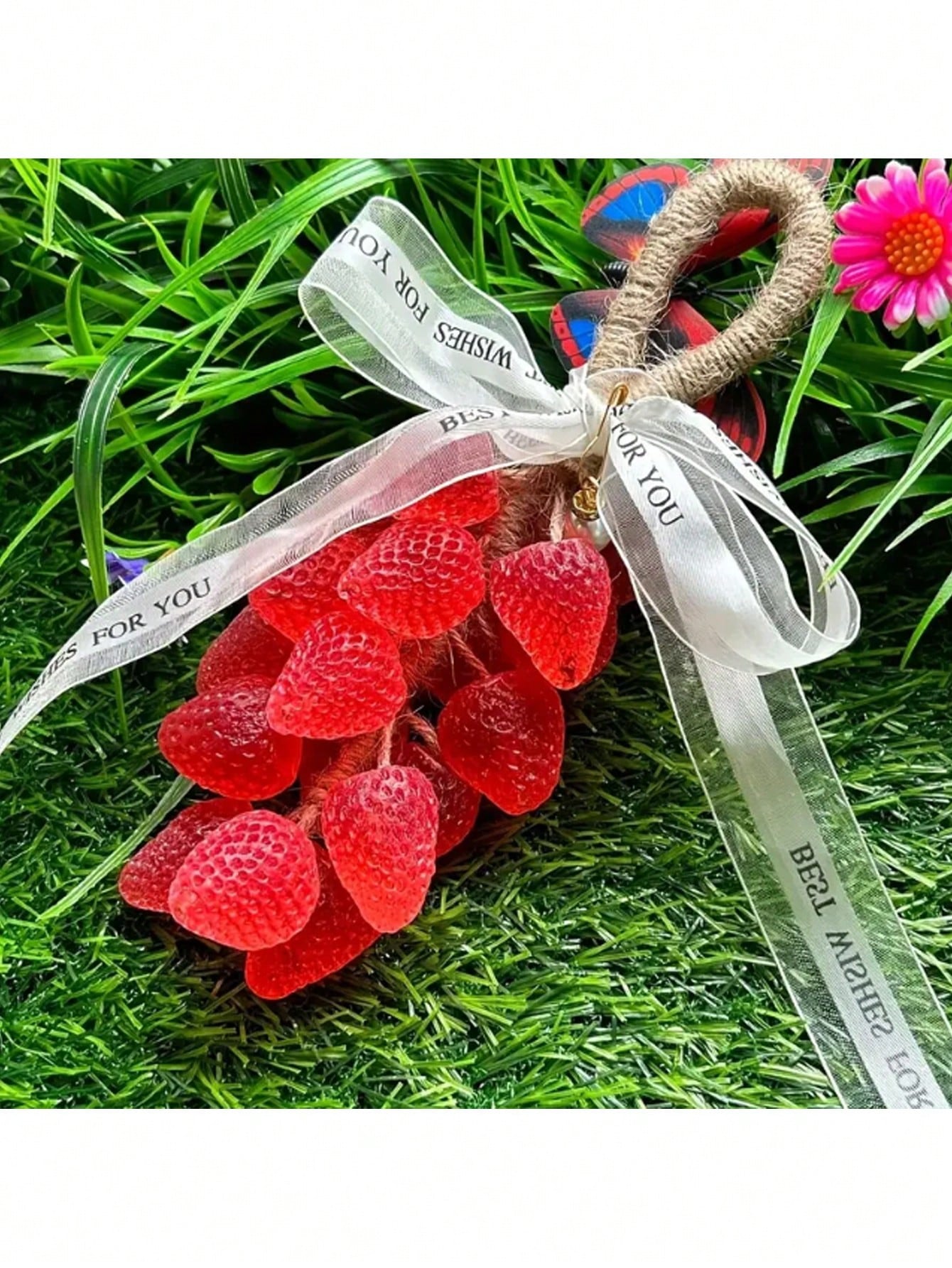1pc Strawberry Shaped Silicone Mold, Suitable For Jelly, Candle, Decorations, Easy Demold