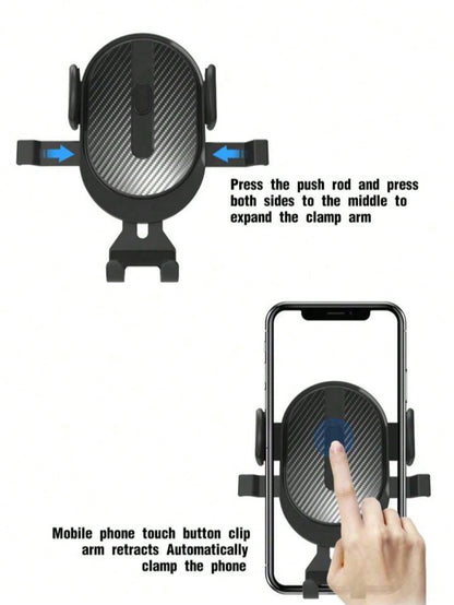 1pc Suction Cup Car Phone Holder, Suction Cup Car Phone Mount, Phone Stand, Dashboard And Windshield Installation, Adjustable Arm, Easy Installation